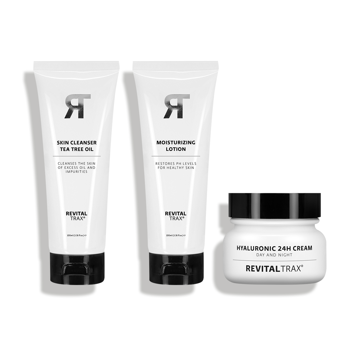 Gesichtsreiniger + Gesichtslotion + Hyaluronsäure Creme