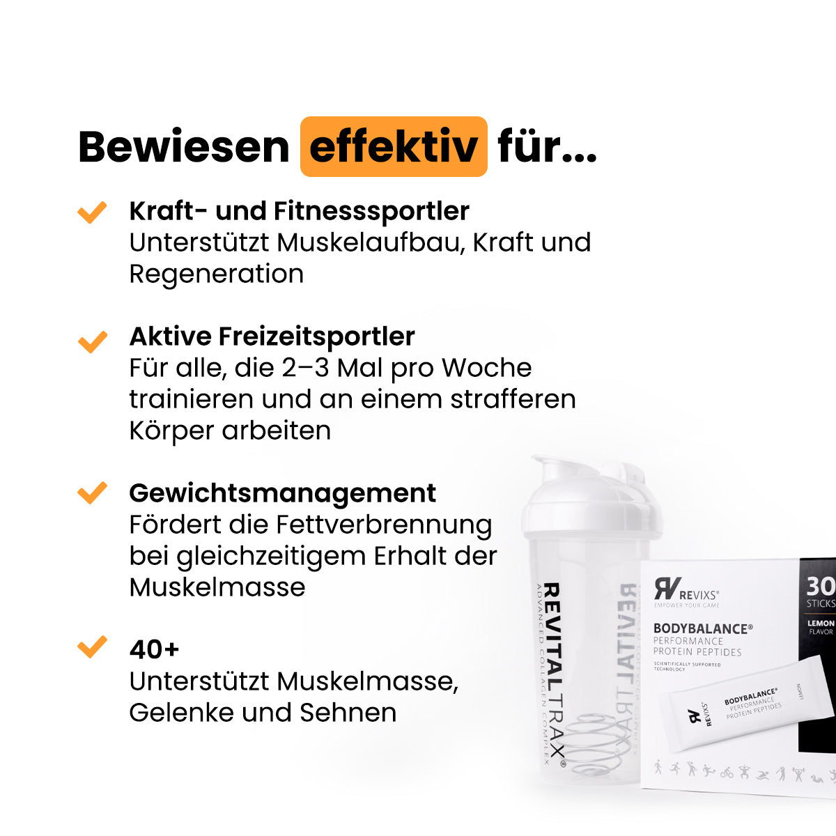 REVIXS Performance Protein Peptides