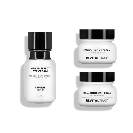 Hyaluronsäure Creme + Retinol Nachtcreme + Augencreme
