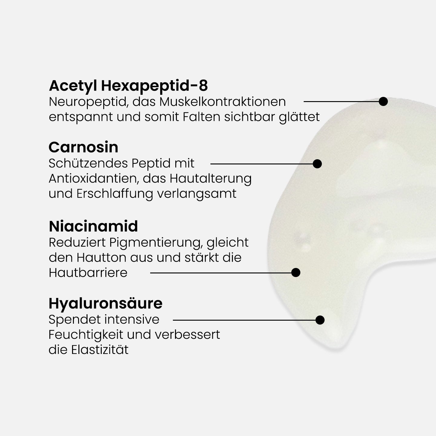 Peptid-Straffendes Serum für Hals und Dekolleté