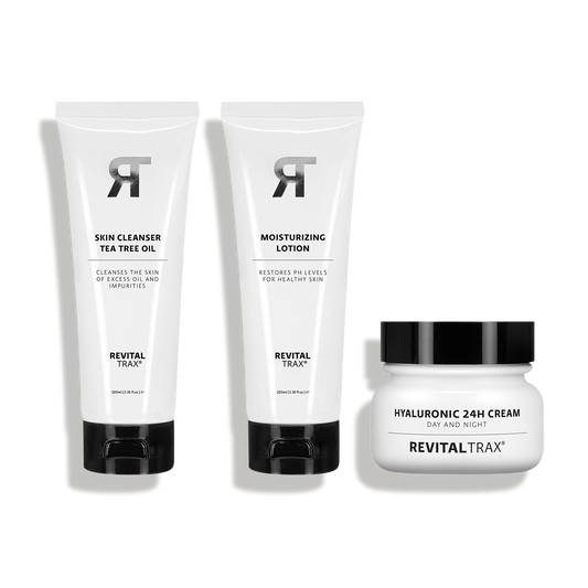 Gesichtsreiniger  + Gesichtslotion + Hyaluronsäure Creme