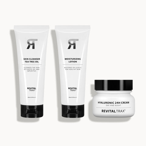 Gesichtsreiniger  + Gesichtslotion + Hyaluronsäure Creme